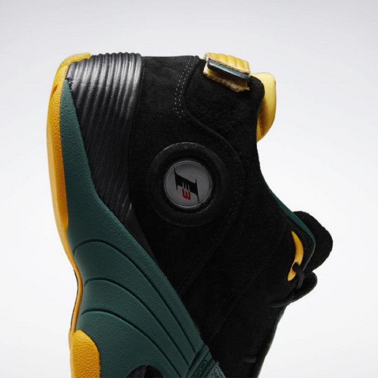 Reebok Answer V Black/Dark Green/Gold Men