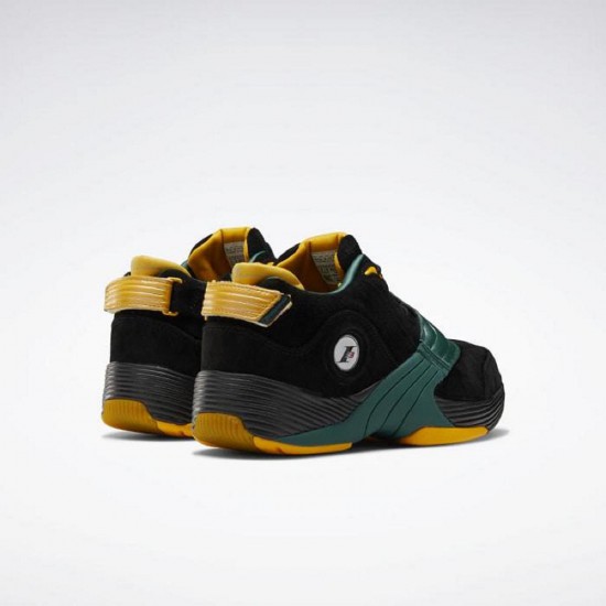 Reebok Answer V Black/Green/Gold Women