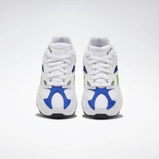 Reebok Aztrek 96 White/Cobalt/Green Women