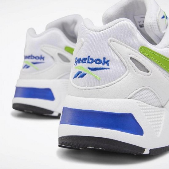 Reebok Aztrek 96 White/Cobalt/Green Women