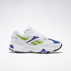 Reebok Aztrek 96 White/Cobalt/Green Women