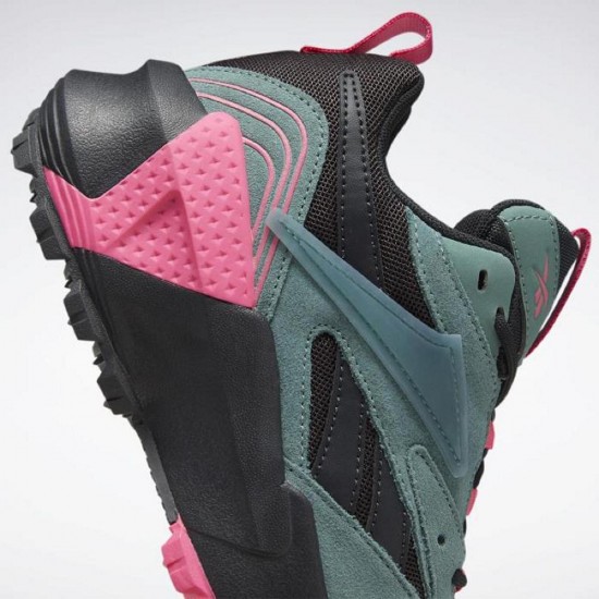 Reebok Aztrek Double Mix Trail Green/Grey/Pink Women