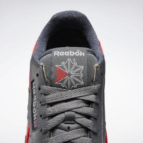 Reebok Classic Leather Grey/Chalk/Red Men