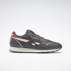 Reebok Classic Leather Grey/Chalk/Red Men