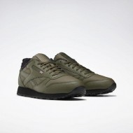 Reebok Classic Leather Army Green/Black/Neon Men