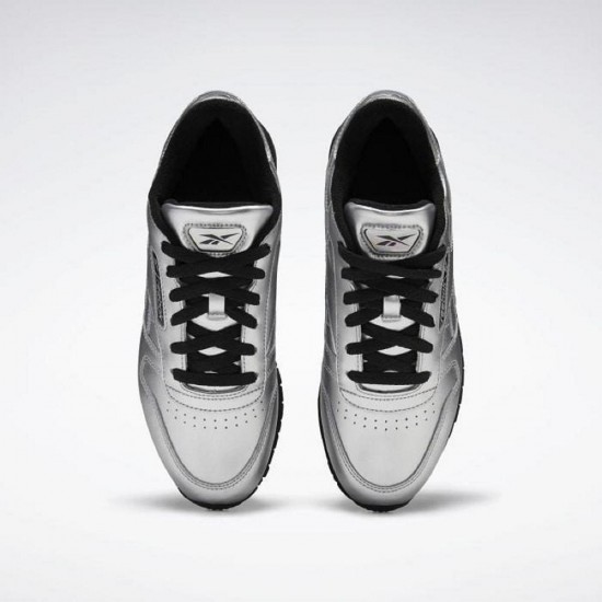 Reebok Classic Leather Silver/Black Women