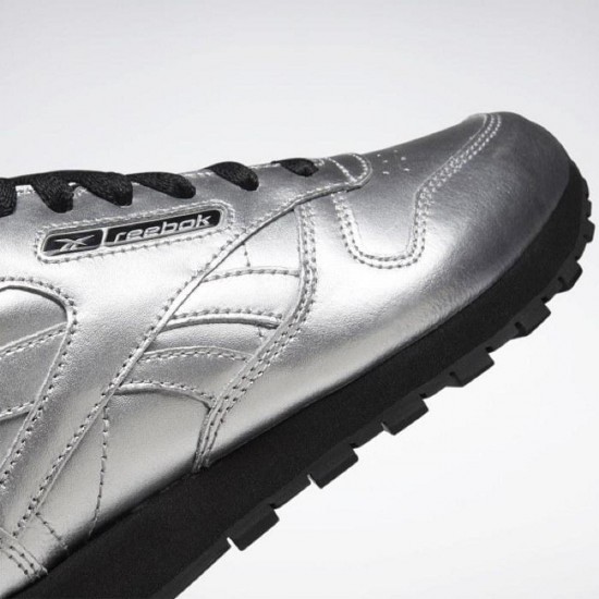 Reebok Classic Leather Silver/Black Women