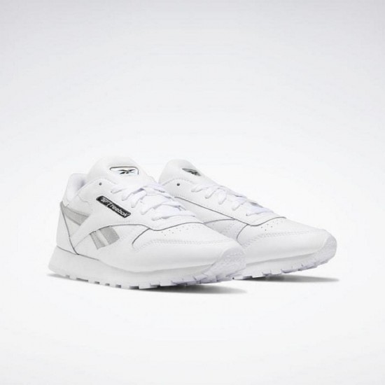 Reebok Classic Leather White/Silver Women