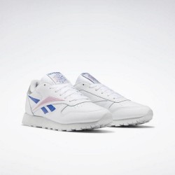 Reebok Classic Leather White/Blue/Pink Women