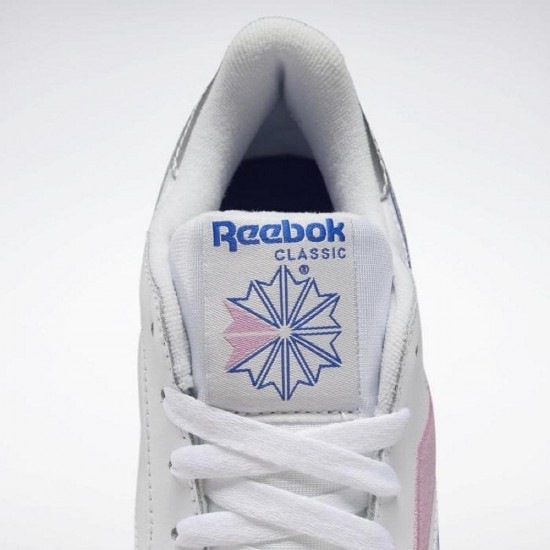 Reebok Classic Leather White/Blue/Pink Women