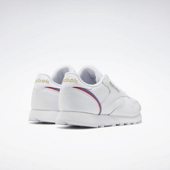 Reebok Classic Leather White/Red/Blue Women