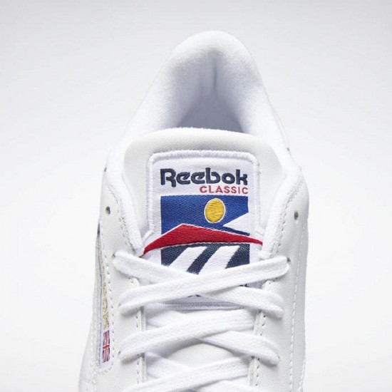 Reebok Classic Leather White/Red/Blue Women