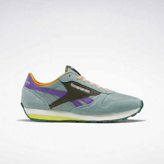 Reebok Classic Leather AZ Army Green/Purple Men