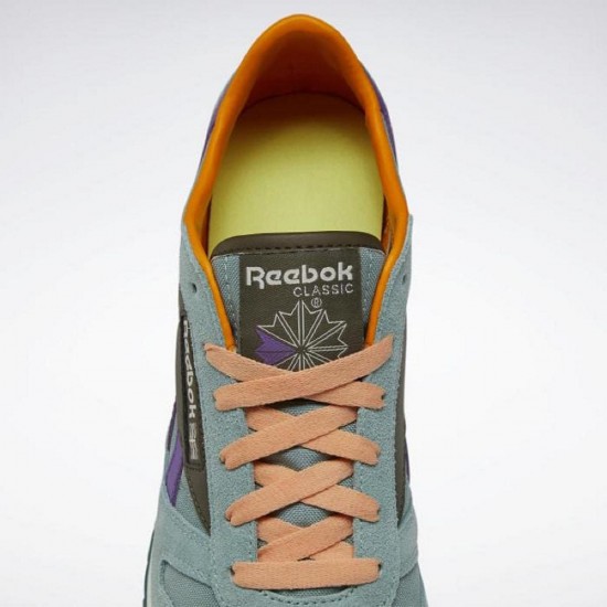 Reebok Classic Leather AZ Green/Army Green/Purple Women