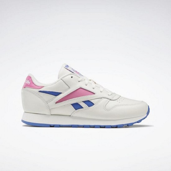 Reebok Classic Leather Mark Chalk/Pink/Blue Women