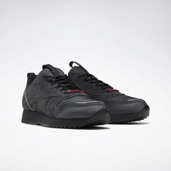 Reebok Classic Leather Ripple Trail Black/Grey/Red Men