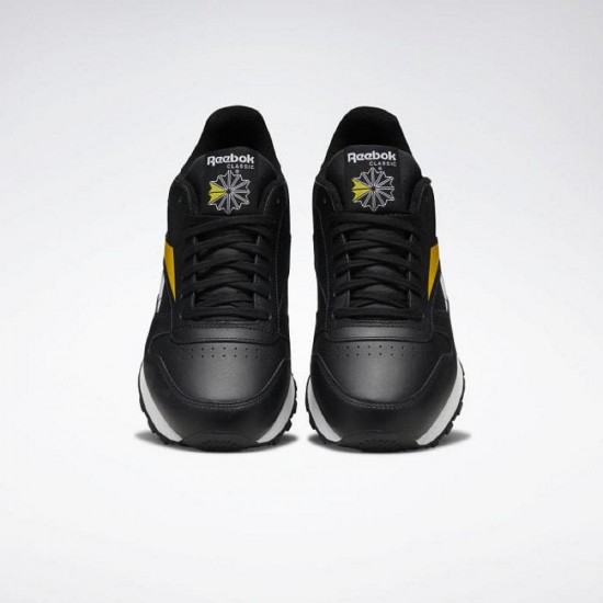 Reebok Classic Leather Vector Black/White/Yellow Men