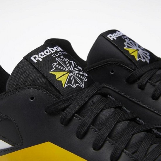 Reebok Classic Leather Vector Black/White/Yellow Men