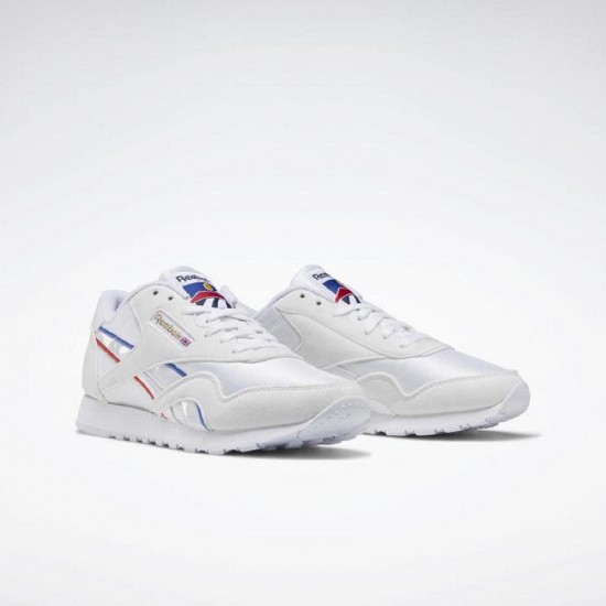 Reebok Classic Nylon White/Red/Blue Women