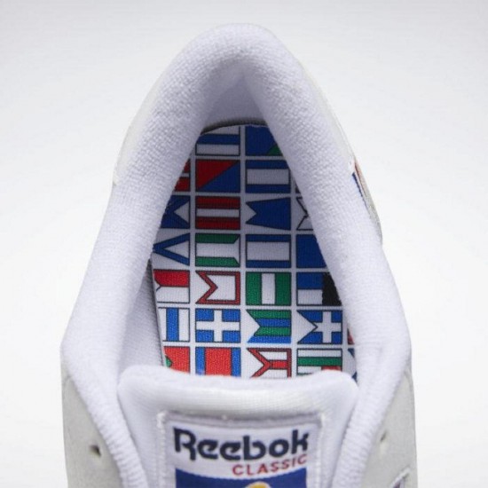 Reebok Classic Nylon White/Red/Blue Women