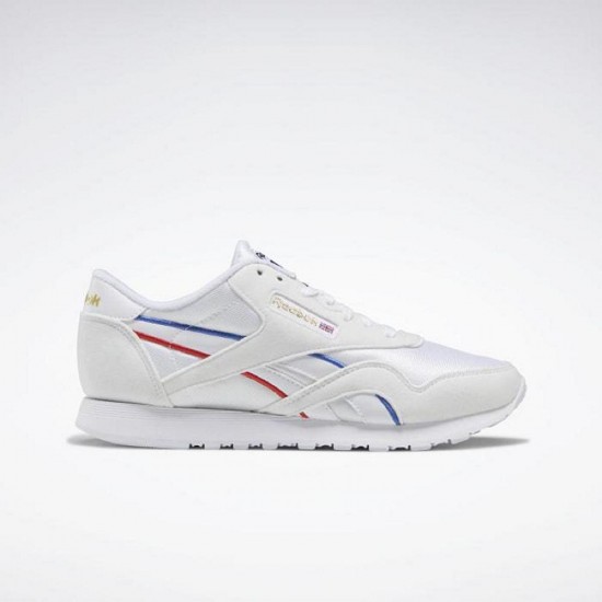 Reebok Classic Nylon White/Red/Blue Women