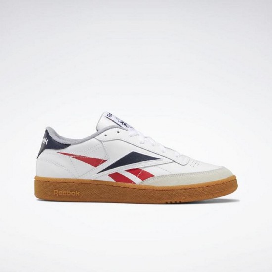 Reebok Club C 85 White/Red/Navy Men