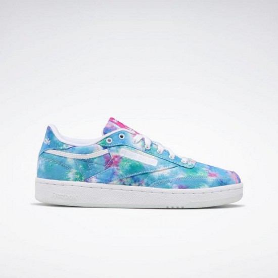 Reebok Club C 85 Blue/White/Pink Women