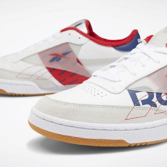 Reebok Club C 85 White/Blue/Red Women