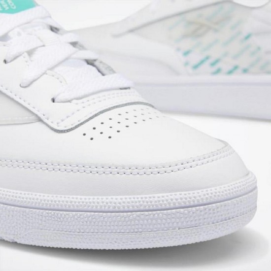 Reebok Club C 85 White/Emerald/Skull Grey Women