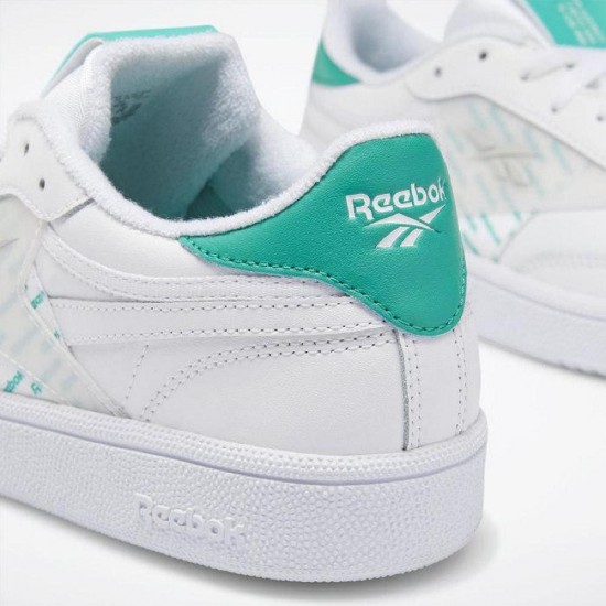 Reebok Club C 85 White/Emerald/Skull Grey Women