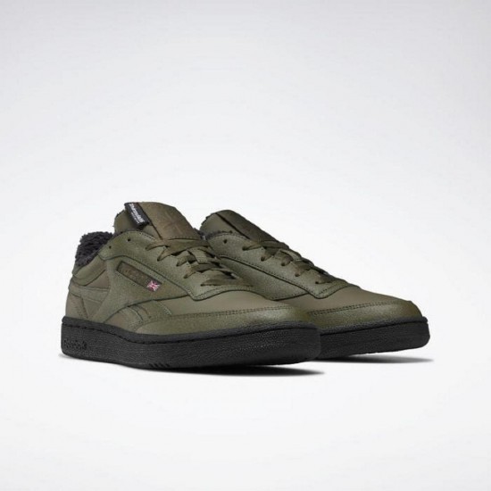 Reebok Club C 85 Revenge Army Green/Black/Neon Men