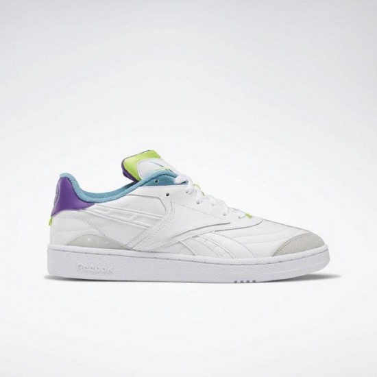 Reebok Club C RC 1 White/Purple/Skull Grey Women