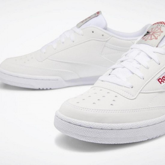 Reebok Club Classic 85 White/Skull Grey/Red/Black Men