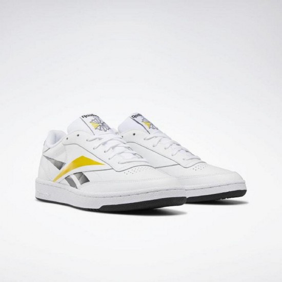 Reebok Club Classic Vector White/Black/Yellow Men