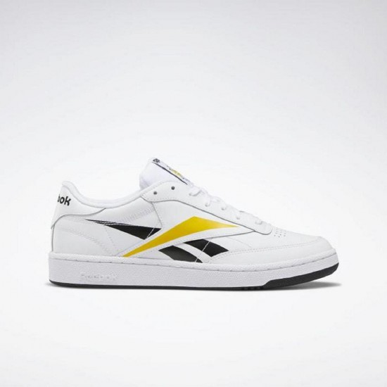 Reebok Club Classic Vector White/Black/Yellow Men