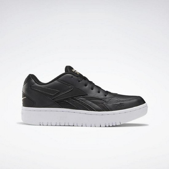 Reebok Court Double Mix Black/White/Gold Women