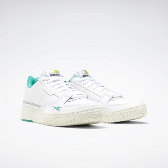 Reebok Dual Court White/Chalk/Emerald Women