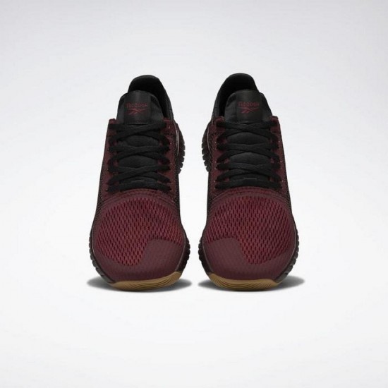 Reebok Flashfilm Trainer Maroon/Black/Brown Men