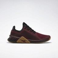 Reebok Flashfilm Trainer Maroon/Black/Brown Men