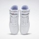 Reebok Freestyle Hi White/Silver Women