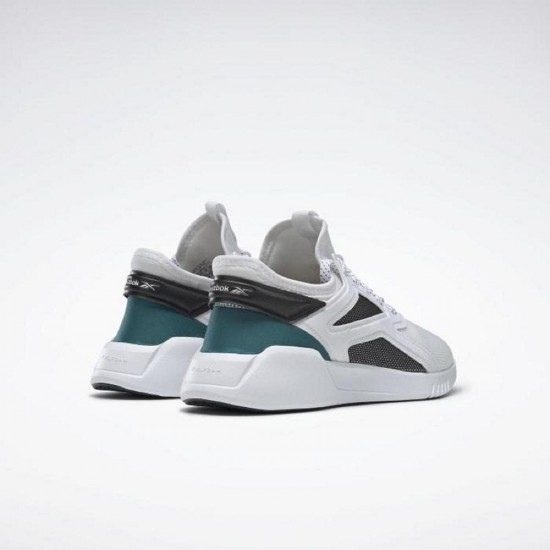 Reebok Freestyle Motion Lo White/Black/Teal Women