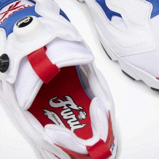 Reebok Instapump Fury Original White/Royal/Scarlet Men