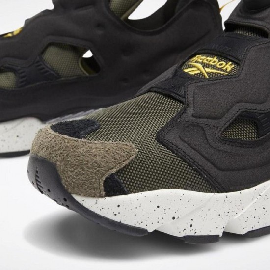 Reebok Instapump Fury Original Black/Green/Yellow Women