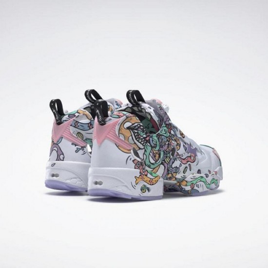 Reebok Instapump Fury x Distortedd White/Light Pink/Black Men