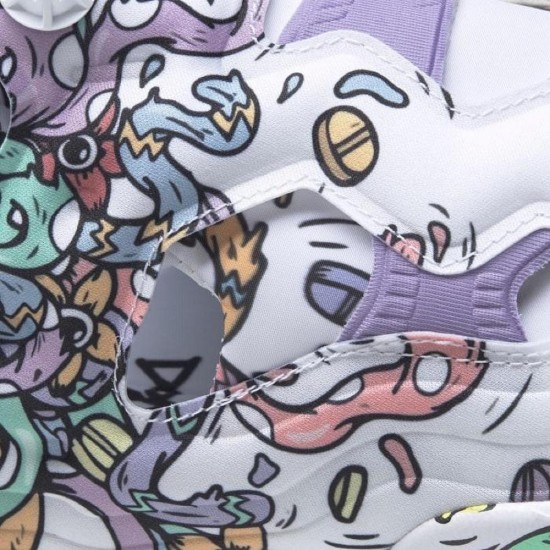 Reebok Instapump Fury x Distortedd White/Light Pink/Black Men