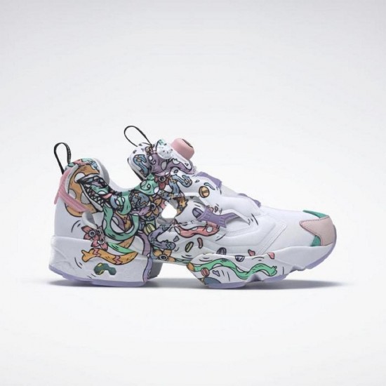 Reebok Instapump Fury x Distortedd White/Light Pink/Black Men