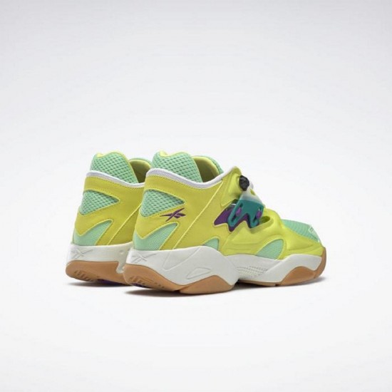 Reebok Pump Court Yellow/Green/Chalk Men