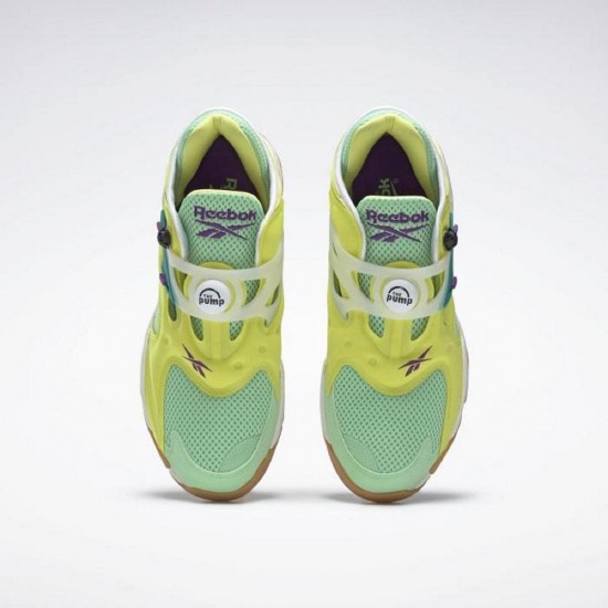 Reebok Pump Court Yellow/Green/Chalk Men