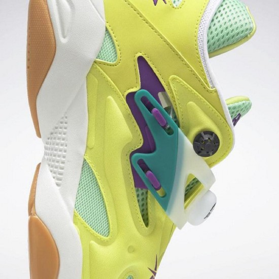 Reebok Pump Court Yellow/Green/Chalk Men