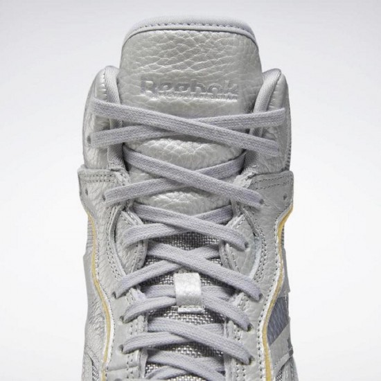 Reebok VB Dual Court Mid II Silver/White Men